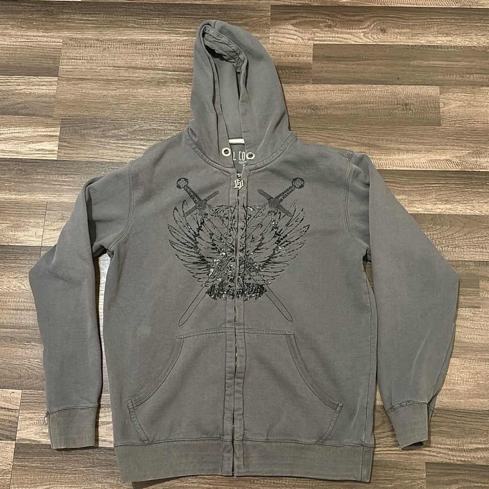 Vintage Y2K Grunge Affliction Style LL Cool J Hoodie